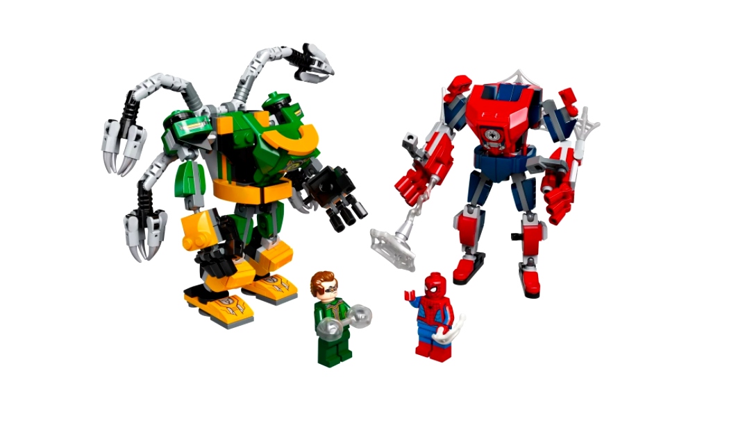 Lego Marvel 76198 Bitva mechů Spiderman a Octopus