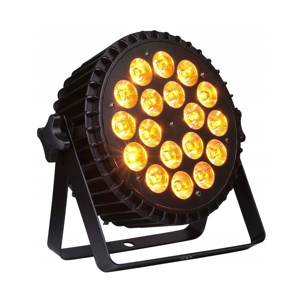 LIGHT4ME Alu Hexa Par 18x10W Rgbwa-uv reflektor