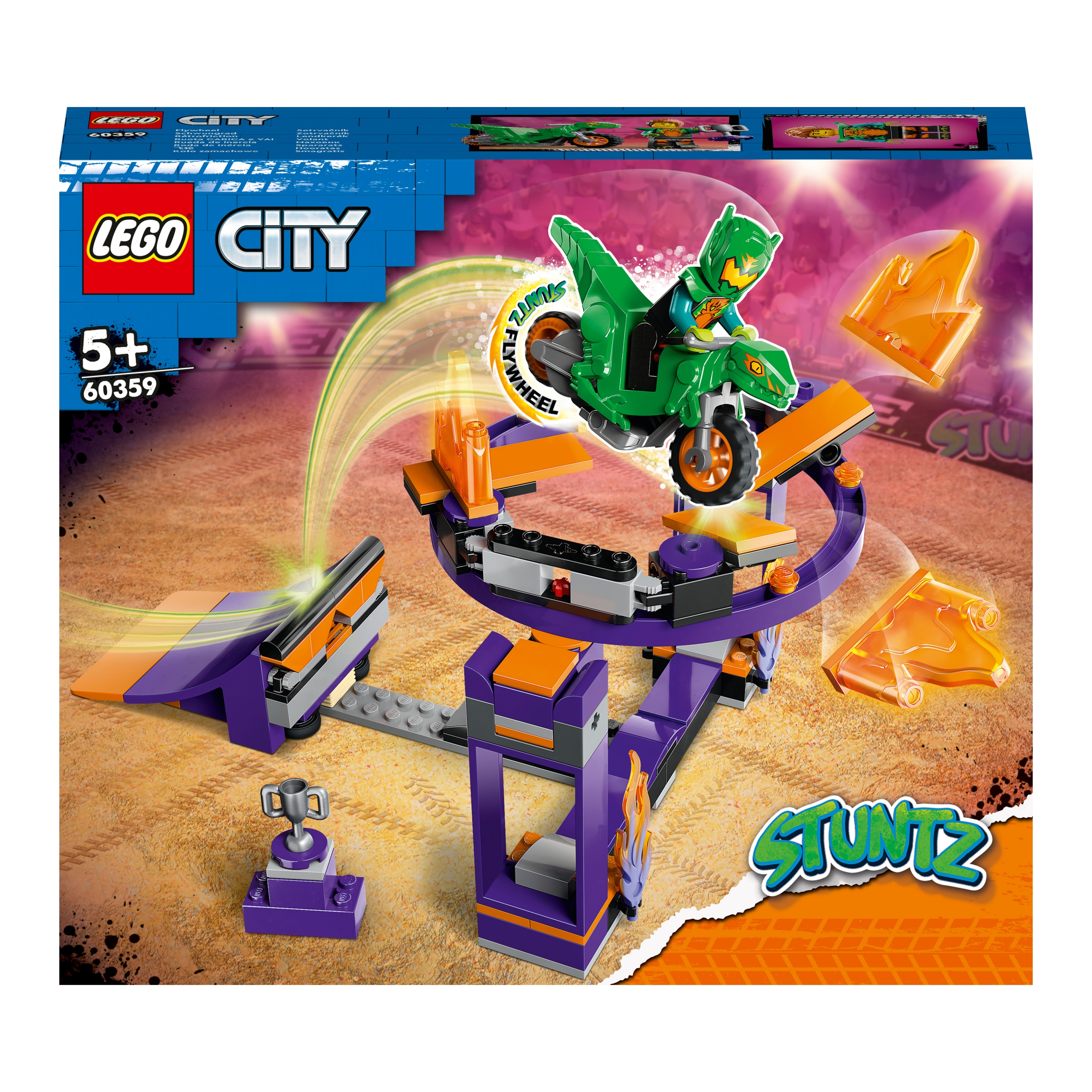 

Lego City 60359 Wyzwanie kaskaderskie rampa koło