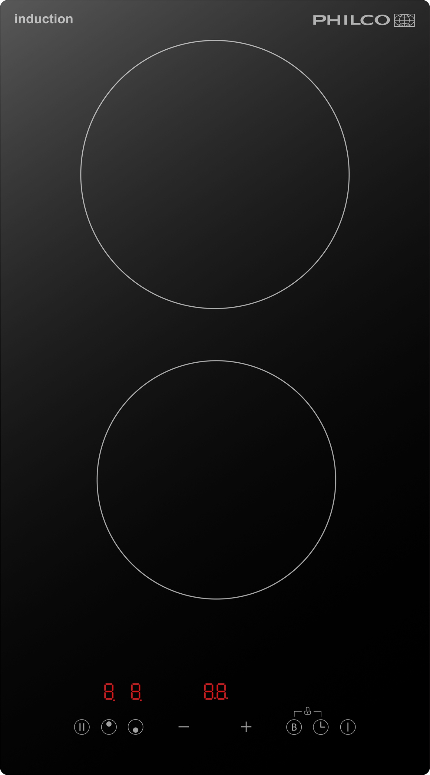 Płyta Indukcyjna Philco Phd 302 E 9 Poziomów Mocy Timer Strefy Gotowania