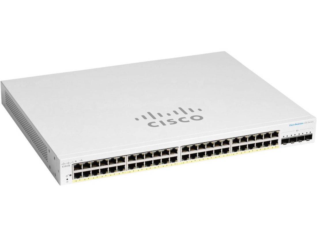 Prepínač Cisco CBS220-48P-4G, Rf