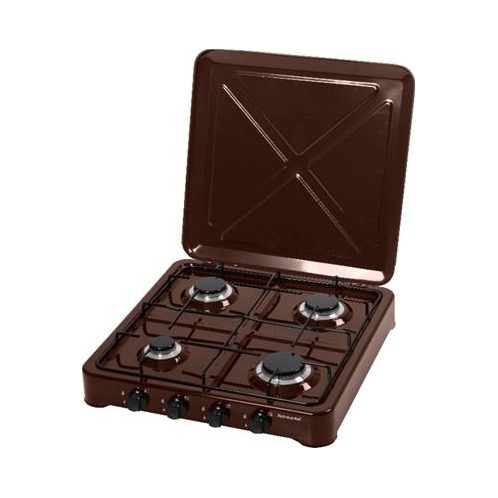 Kuchenka przenośna turystyczna nastawna Ravanson K 04 Br brązowa 4 palniki