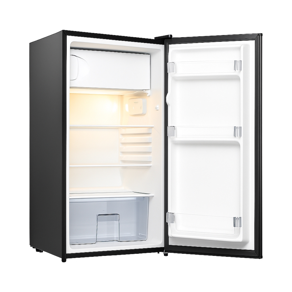 Mała Lodówka Biurowa Hotelowa Minibar Chłodziarka Podblatowa 85cm czarna