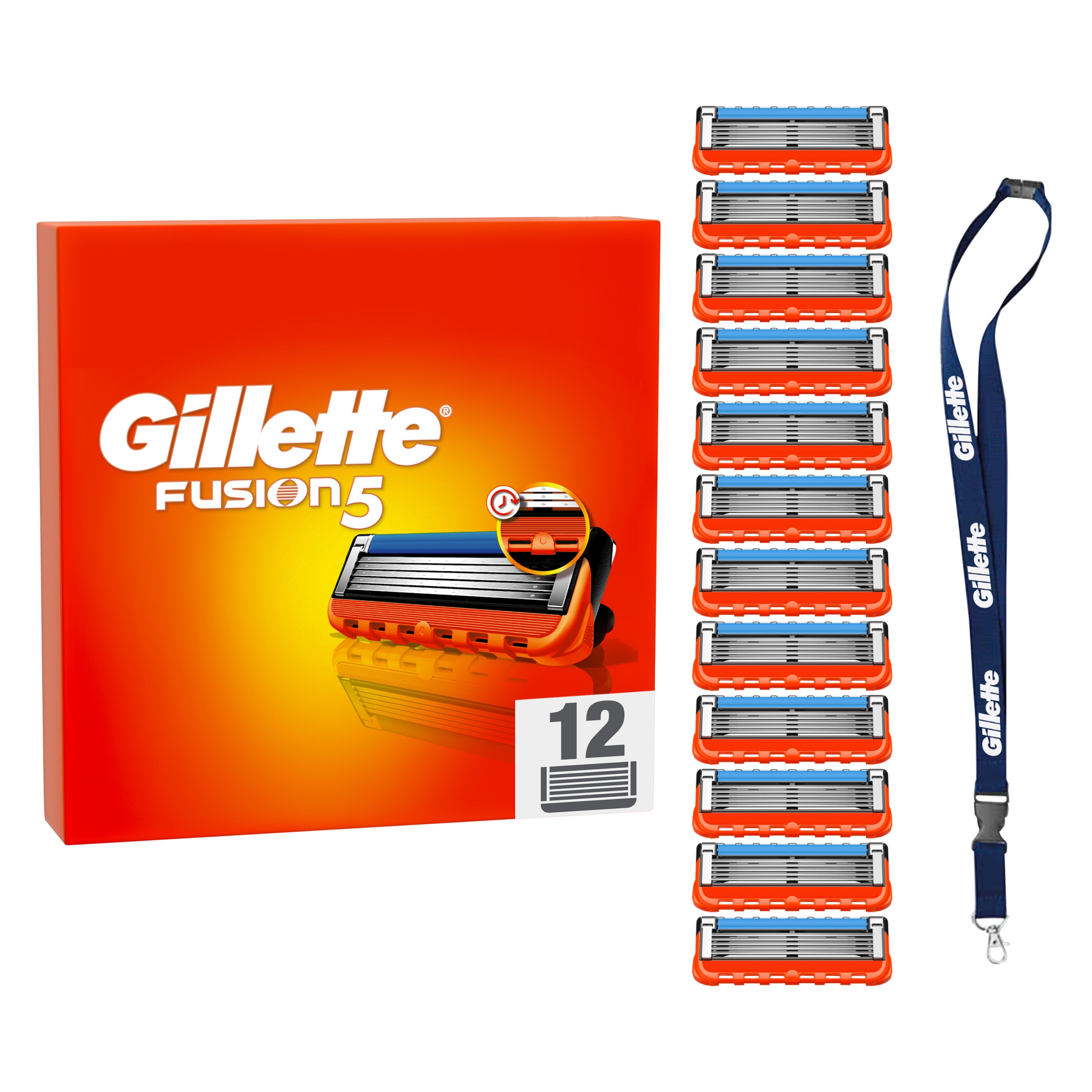 Sioc Gillette Fusion5 12 ks Klíčenka