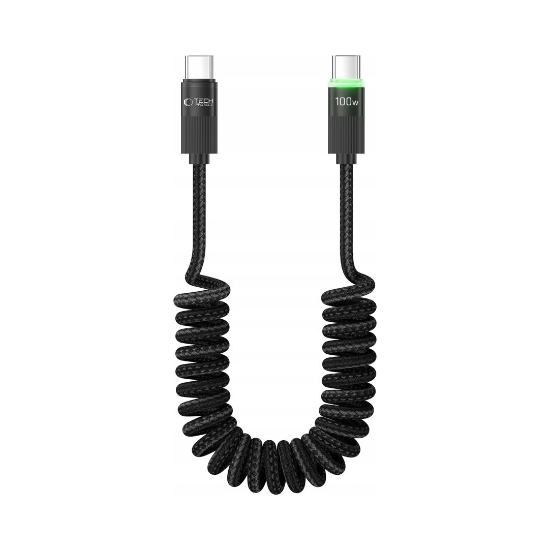 Tech- Protect UB20T Ultraboost Type- C Cable Pd 100W 5A 180CM Black Tech-
