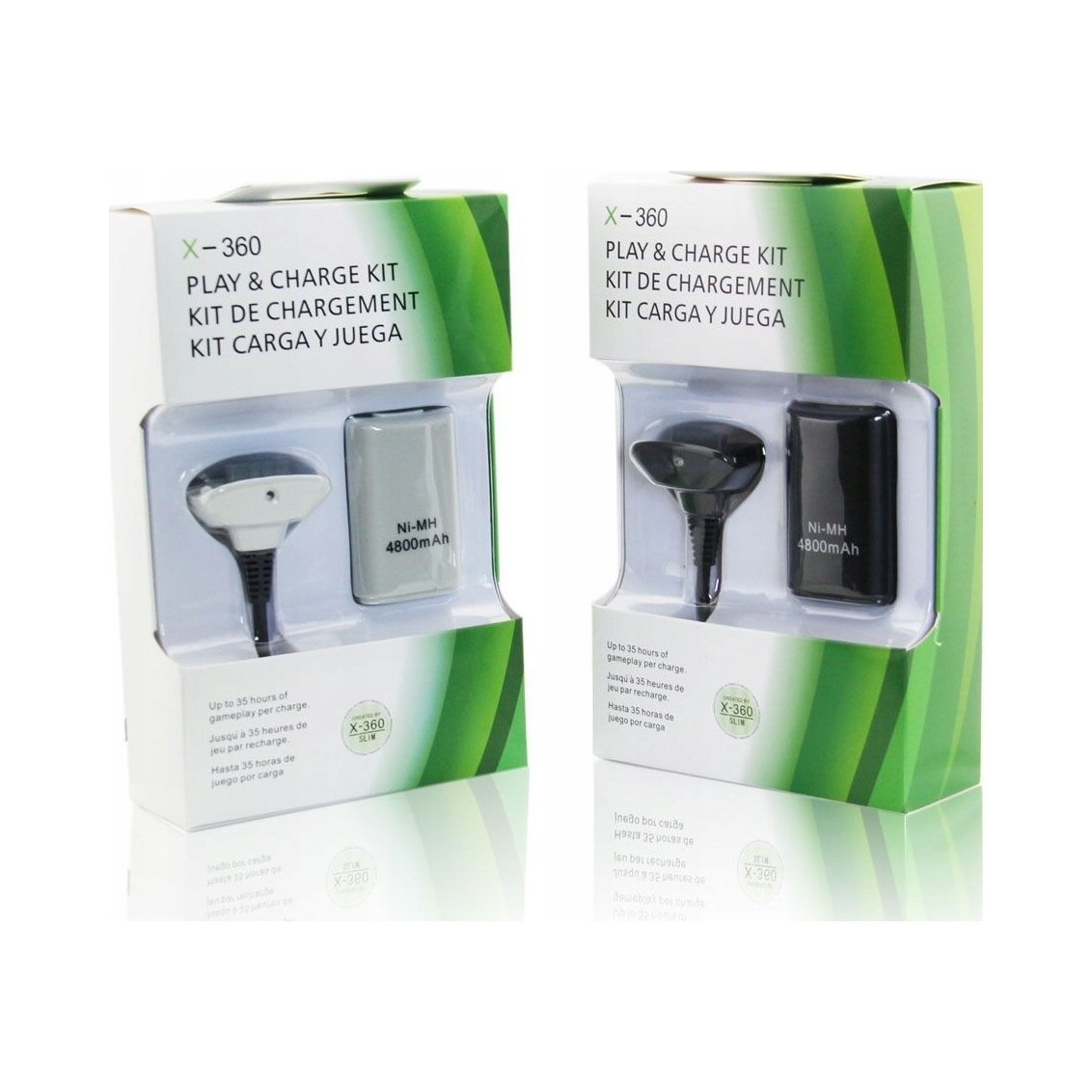 Akumulator 4800 mAh Play And Charge Xbox 360 Biały