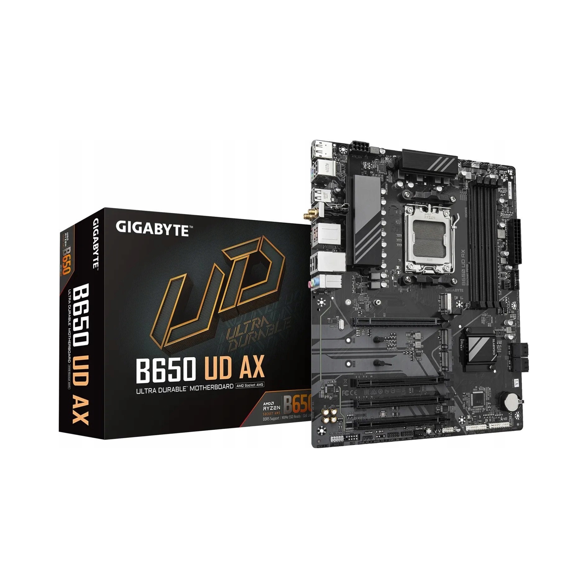 Gigabyte základná doska B650 Ud Ax AM5 4DDR5 Hdmi/dp Atx