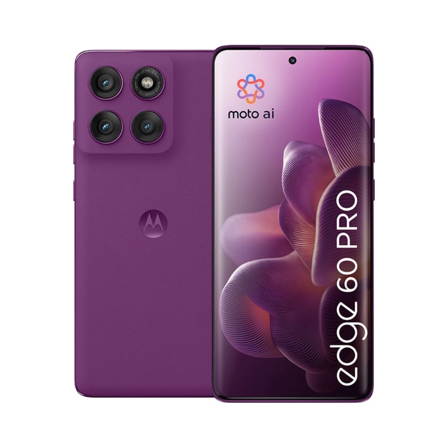 Motorola edge 60 Pro 12/512GB Funkcje AI 6,7" 120Hz 50Mpix Purpurowy