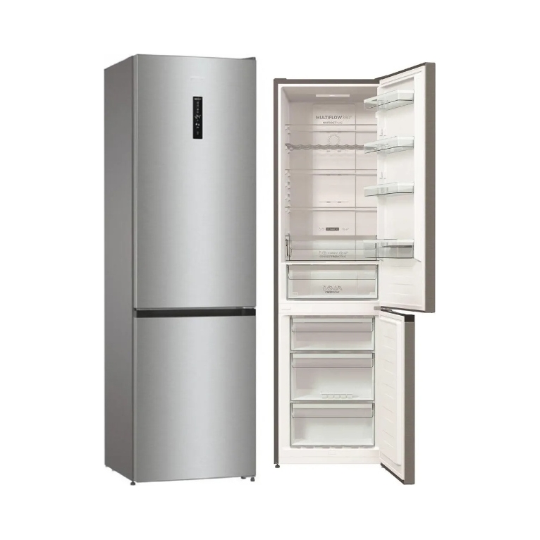 Lodówka Gorenje NRK620CA2XL4 NoFrost 200cm Srebrna 331l AdaptTech Cicha