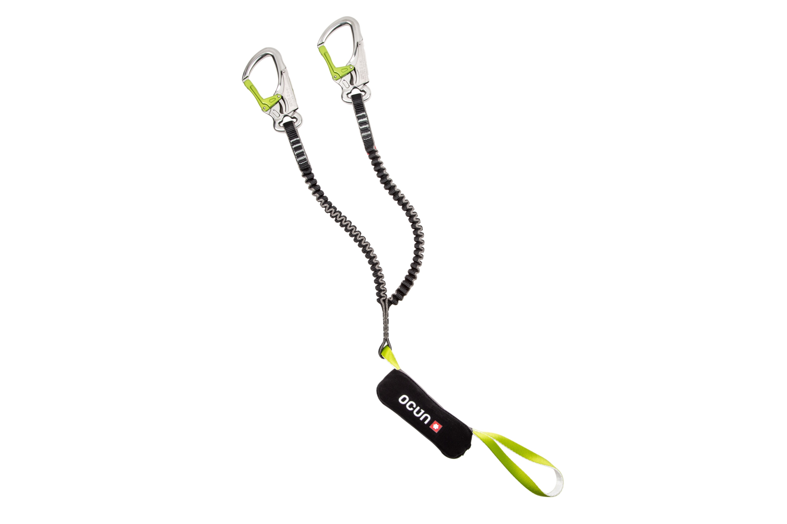 Lonža Via Ferrata Ocun Captur green pro bezpečné via ferraty s absorbérem