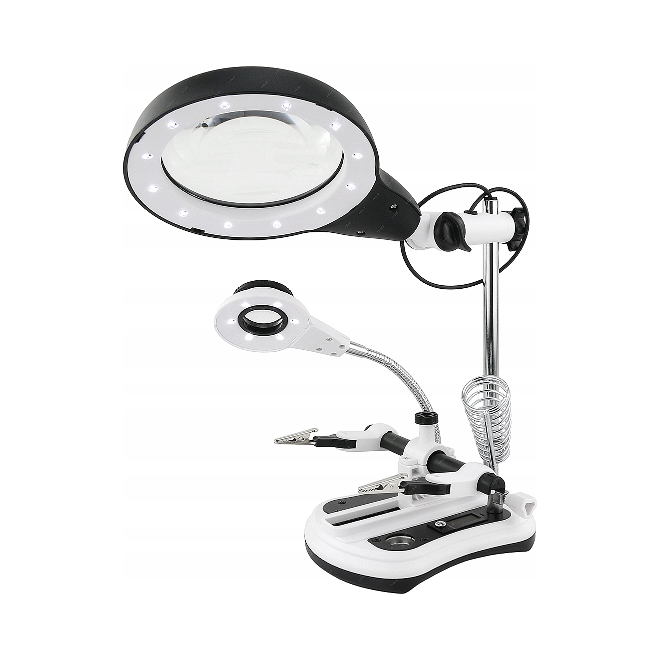 Uchwyt montażowy Reball z lupą 108 mm 2,5/6x i podświetleniem 12x LED