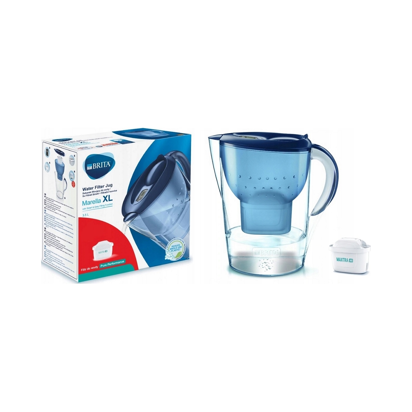 Marella XL Modrá Filtr. Konvice Brita