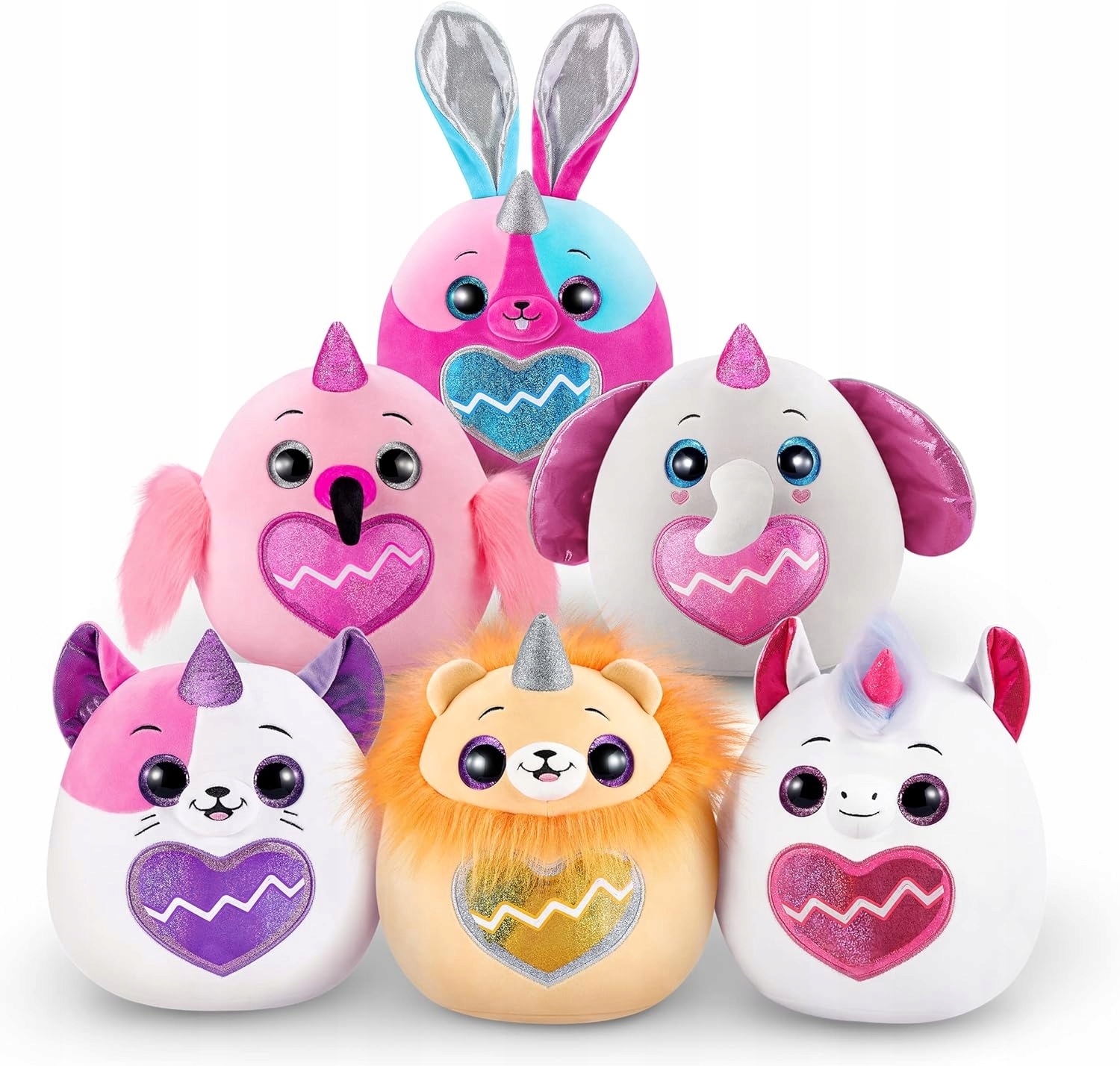 Zestaw Zuru Rainbocorns Eggzania Surprise Mania Plusz Maskotka