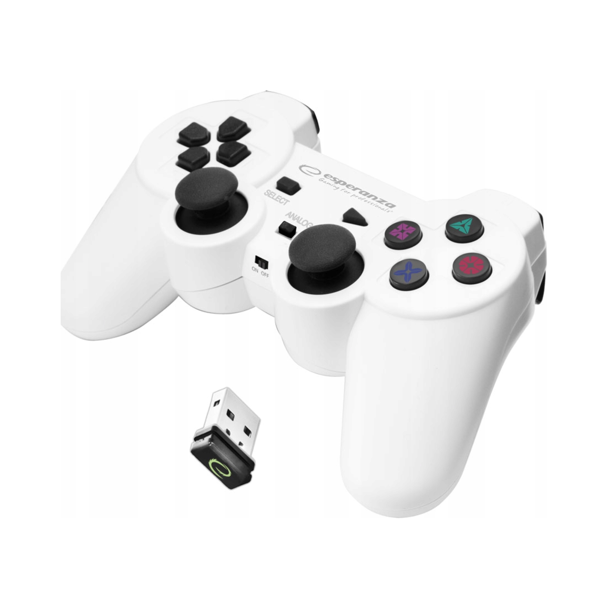 Gamepad bezprzewodowy 2.4GHz PS3/PC USB Esperanza "Gladiator"