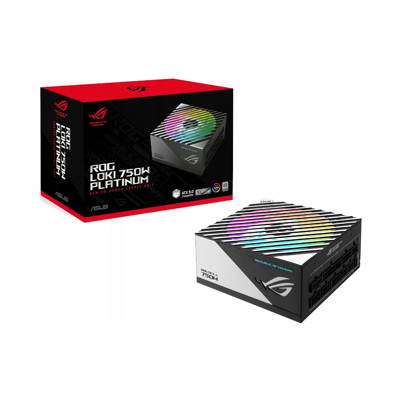 Napájací zdroj Asus Rog Loki 750P, 750 W, 80 Plus Platinum