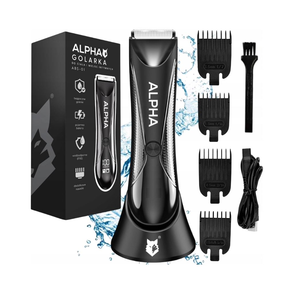 Holicí Strojek Na Intimní Partie – Zastřihovač vousů, vlasů, obočí Alpha
