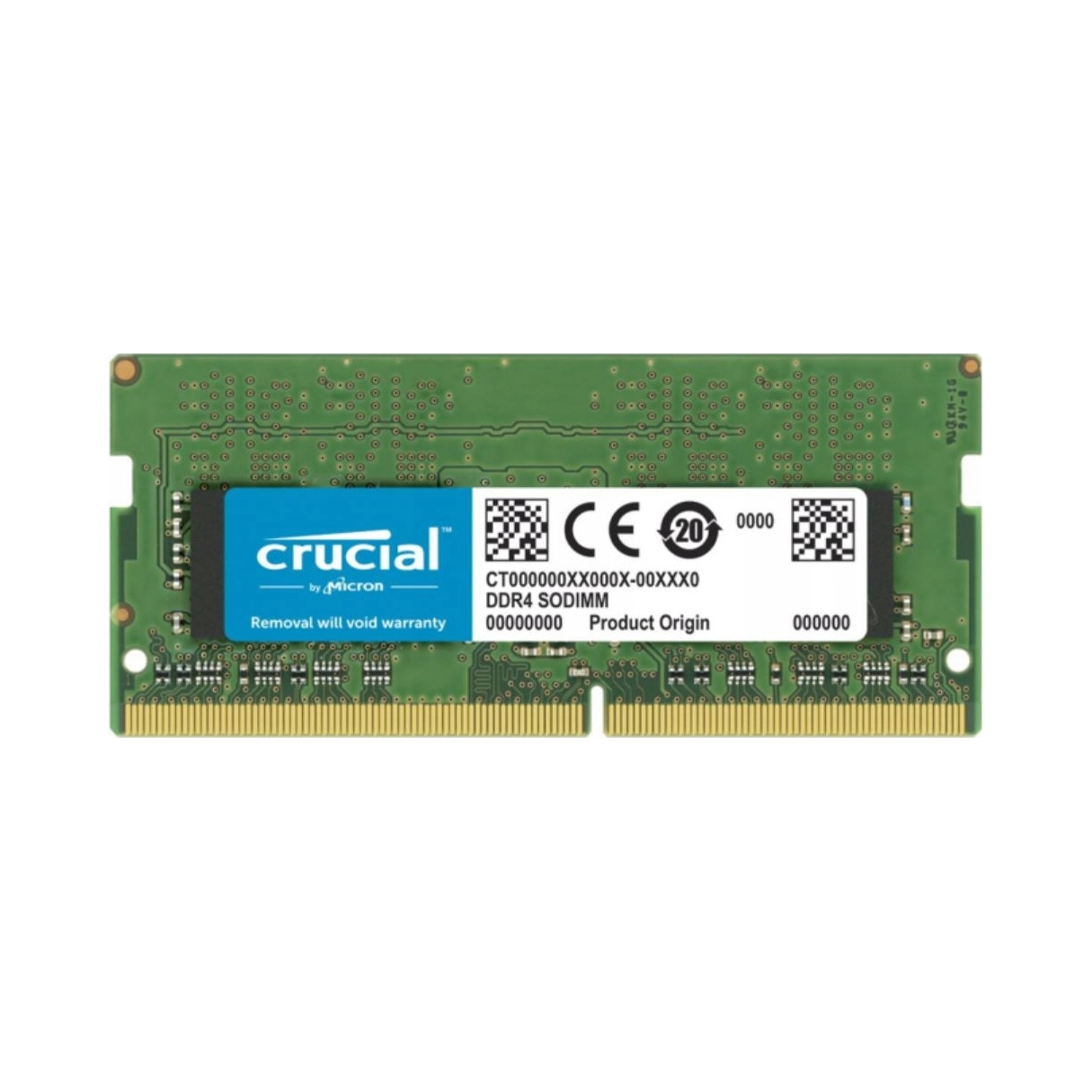 Pamäť Ram pre notebook Crucial DDR4 32GB 3200 CL22 So-dimm zelená