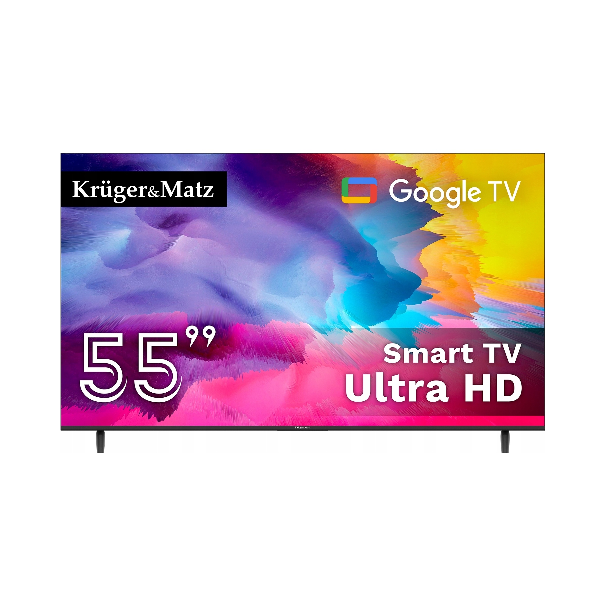 KM0255UHD Smart Tv 55" Uhd Google Tv, DVB-S2/S/T2/T/C, H.265 Hevc