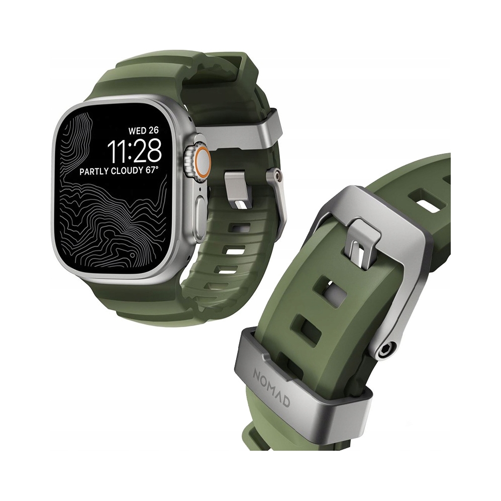 Remienok Nomad pre Apple Watch 23mm zelený