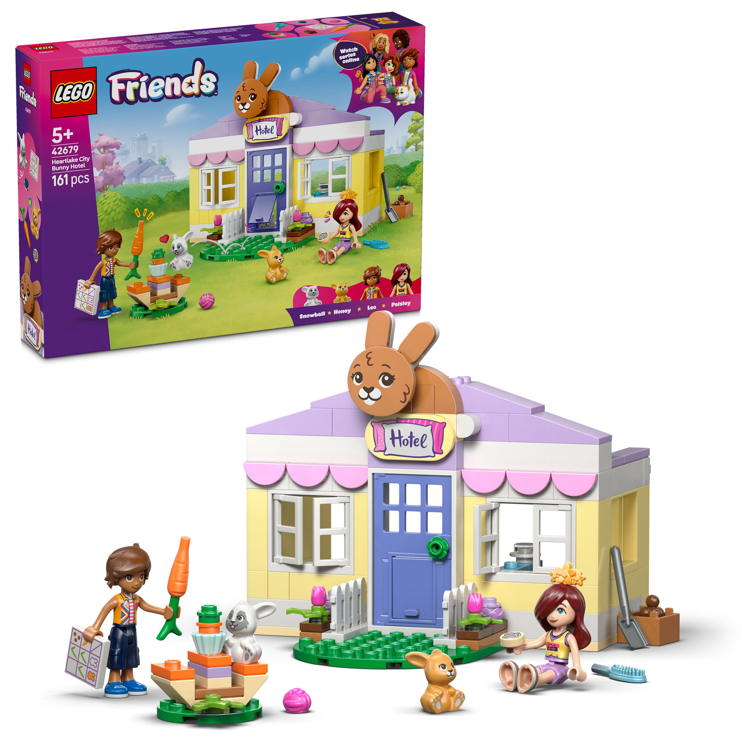 Lego Friends 42679 Lego Friends 42679 Hotel pro králíčky v městečku Heartlake
