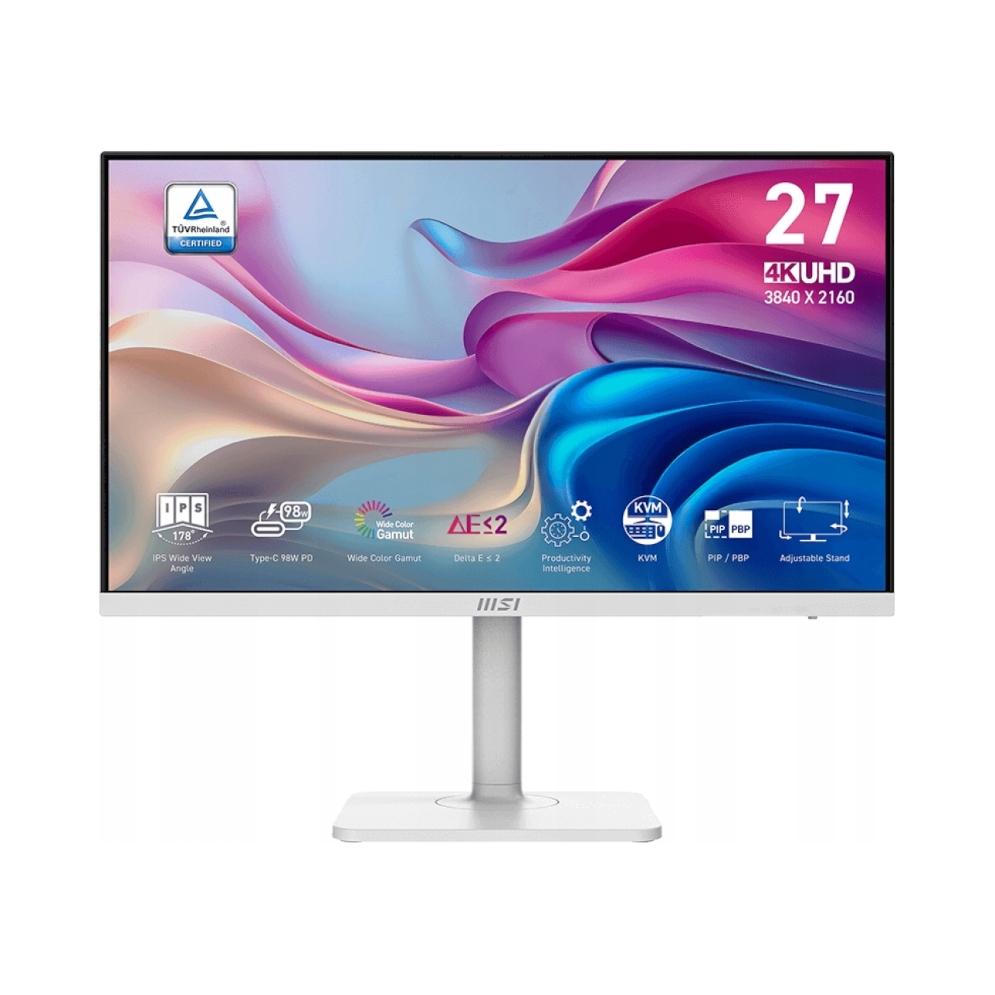 Led monitor Msi Modern MD272UPHW 27" 3840 x 2160 px Ips/pls