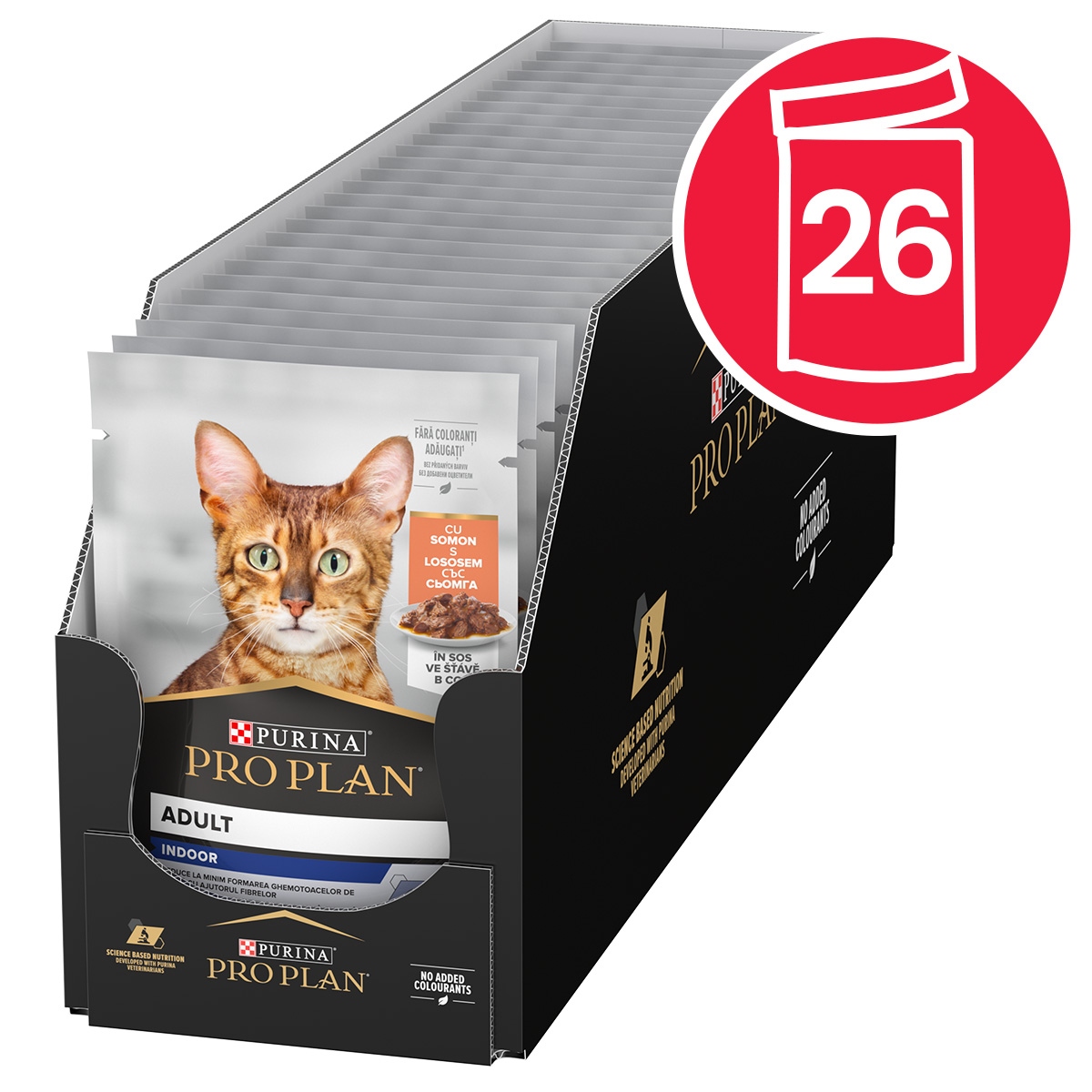 Levně Purina Pro Plan Cat Housecat losos ve šťávě 85 g