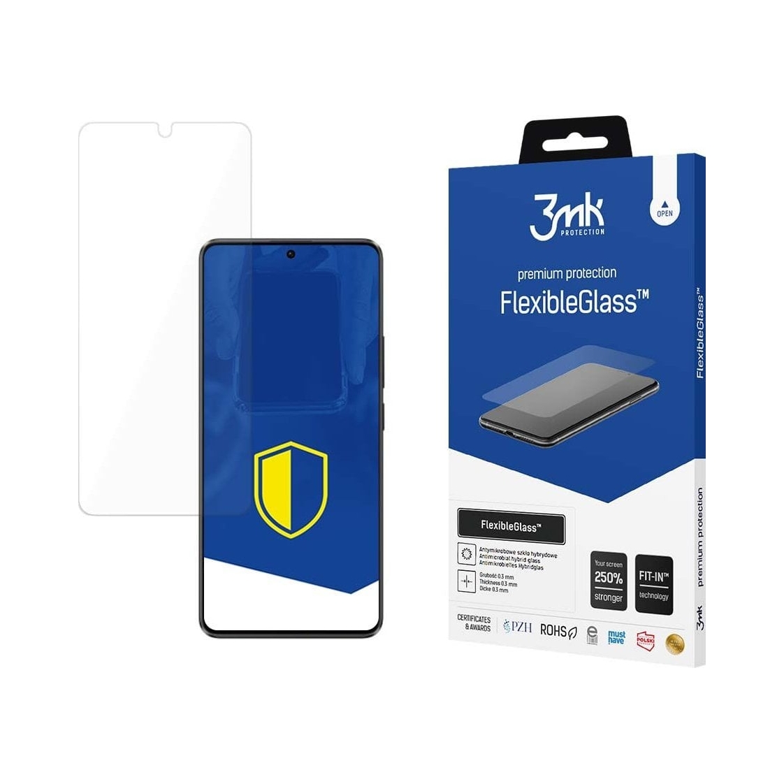Szkło hybrydowe 3mk FlexibleGlass™ na Poco X6 Pro 5G 3mk