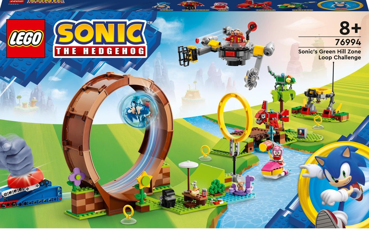 Lego Sonic the Hedgehog 76994 Zapętlone wyzwanie Sonica w Green Hill Zone