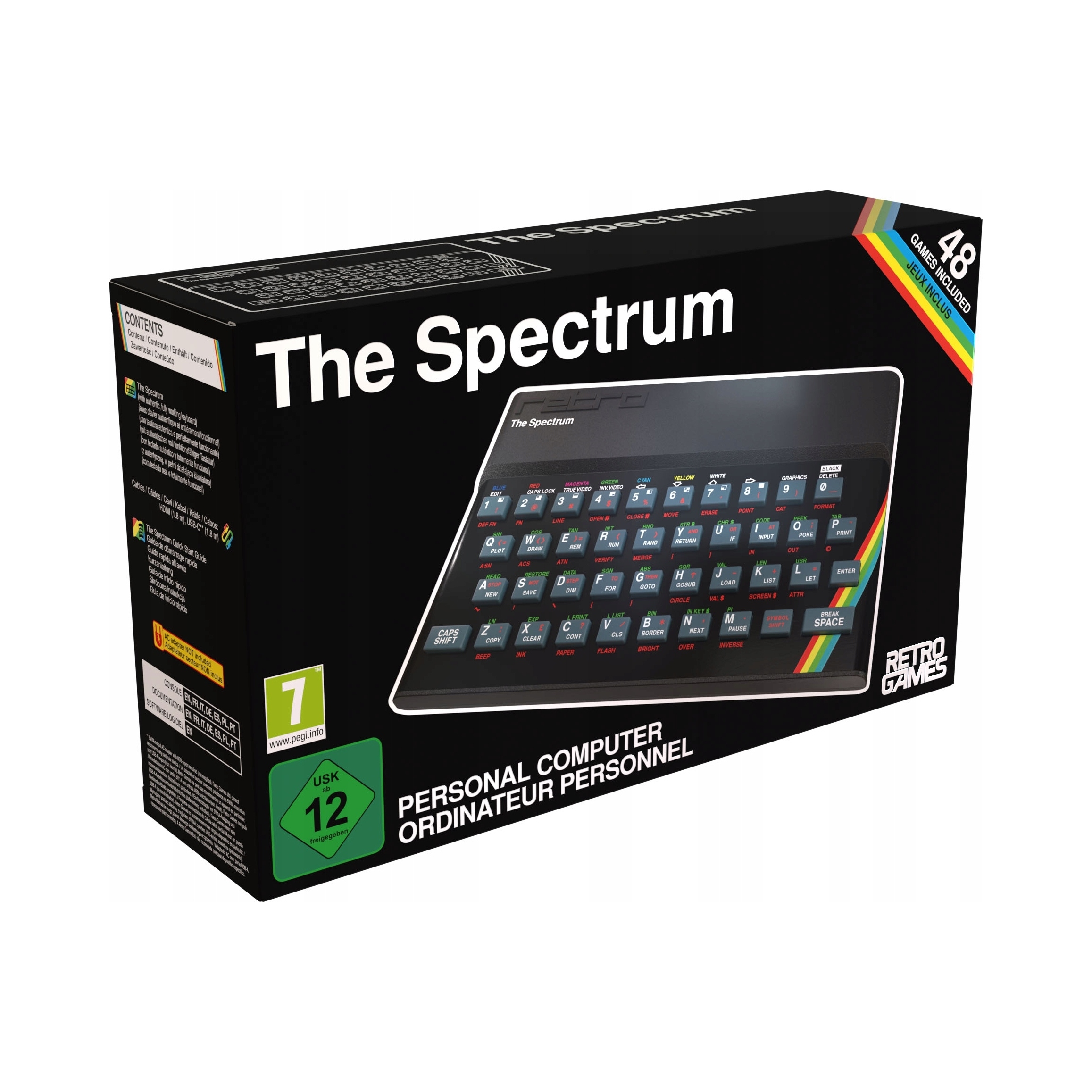 Retro Games Televizní konzole Spectrum