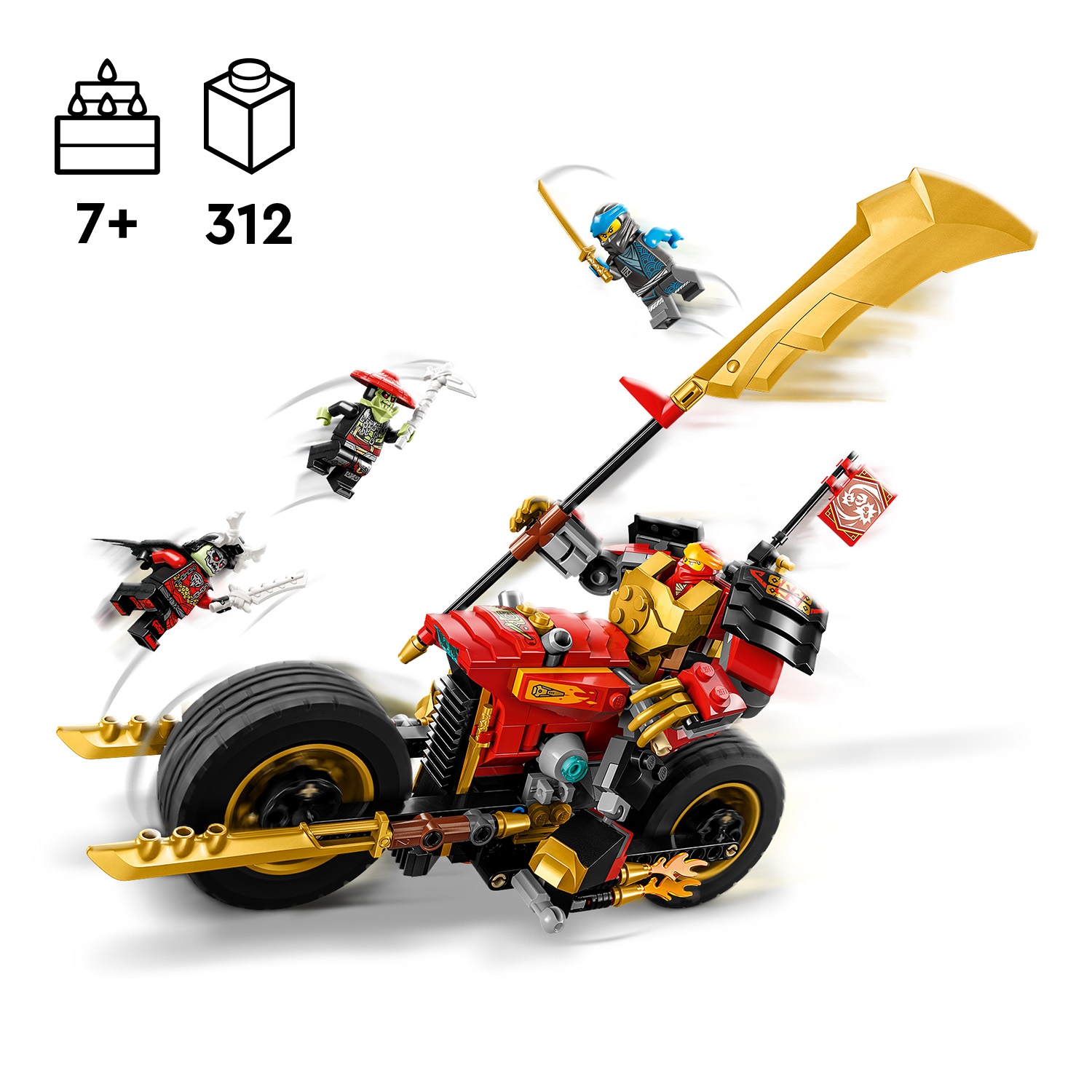 

Lego Ninjago Jeździec-Mech Kaia Evo 71783