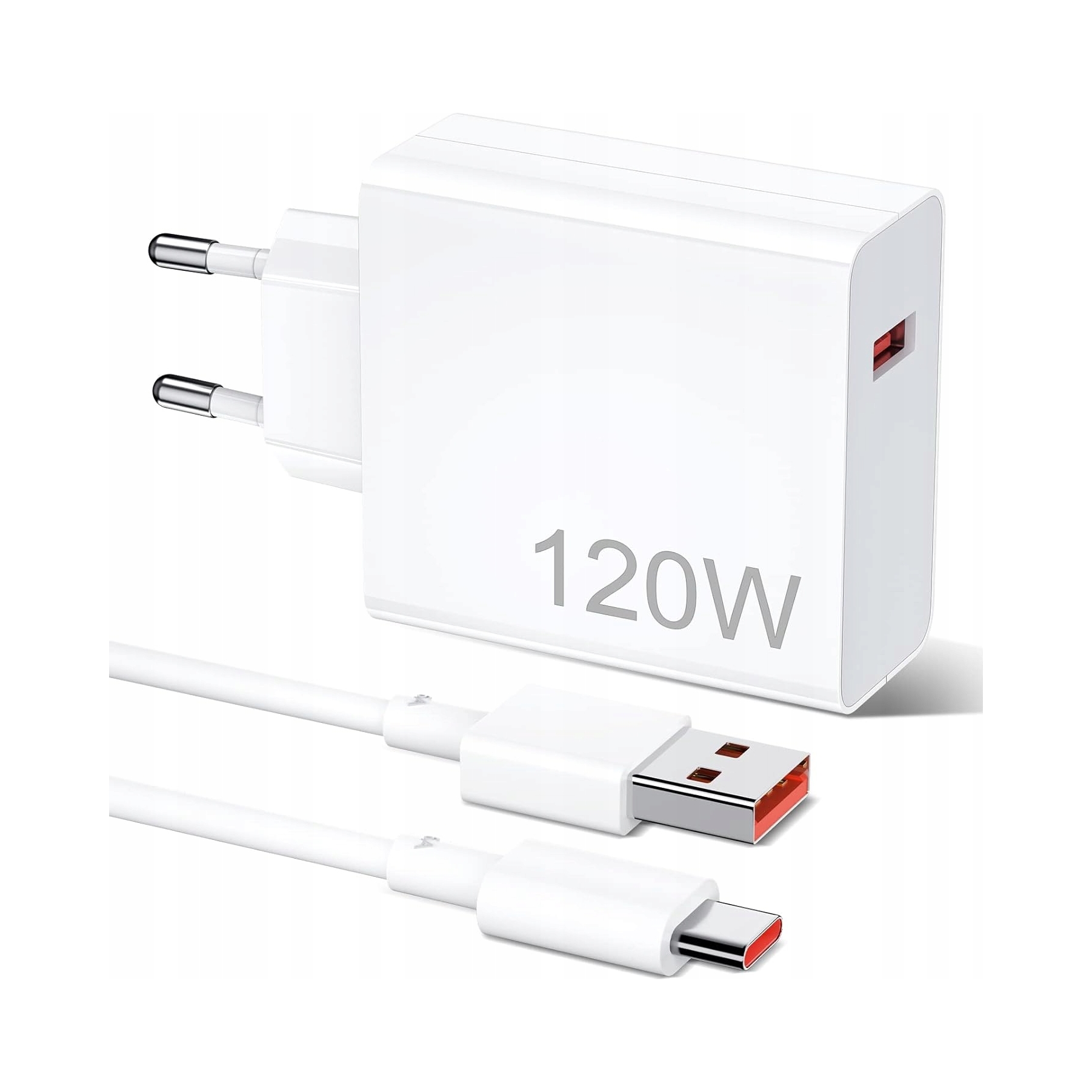 Síťová nabíječka Usb typ C pro Xiaomi 120W, bílá