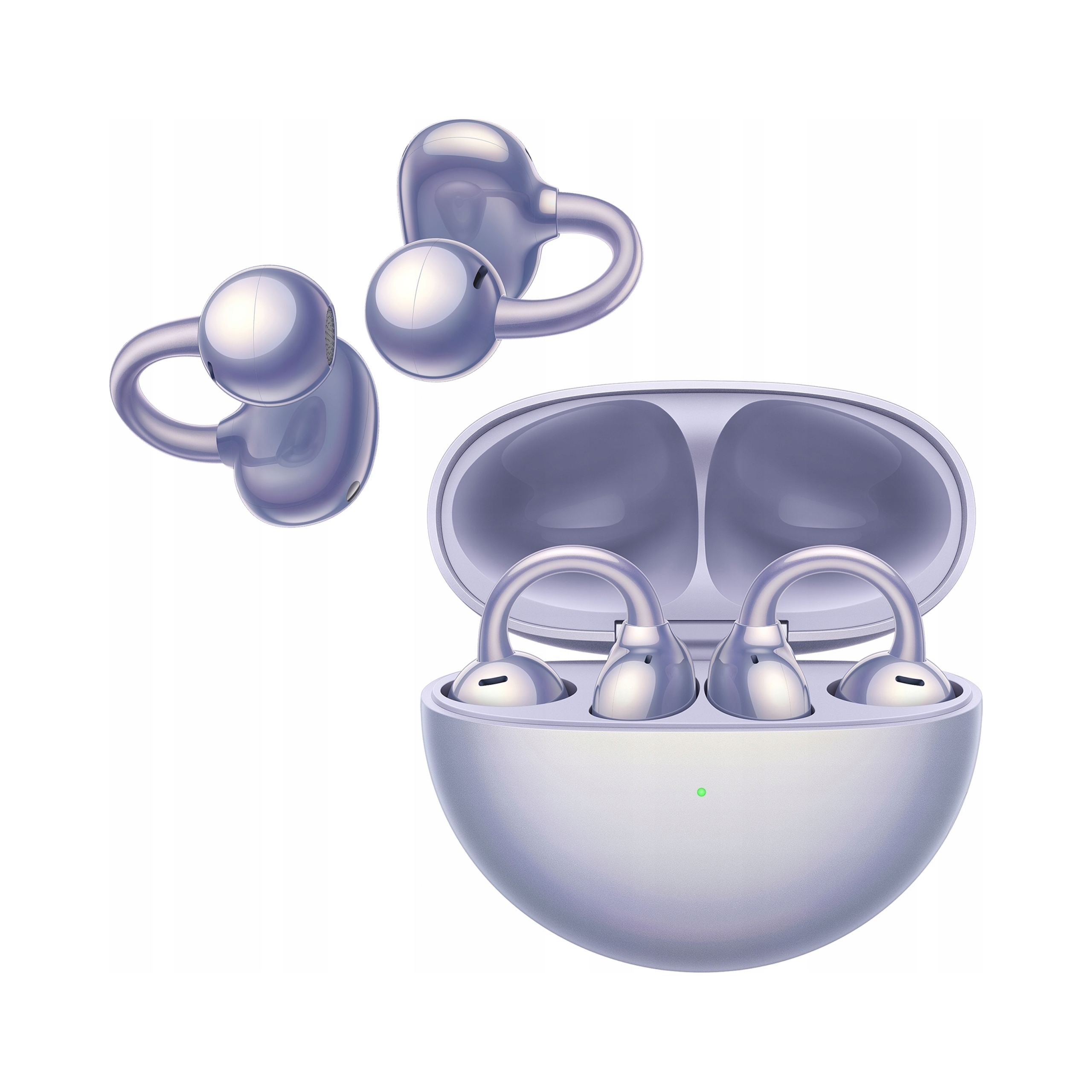 Słuchawki bezprzewodowe Huawei FreeClip przewodnictwo powietrzne fioletowe