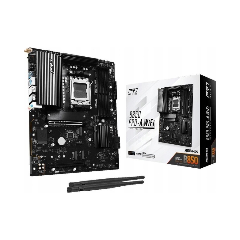 Základná doska ASRock B850 Pro-A WiFi Atx Amd Ryzen AM5 4x DDR5