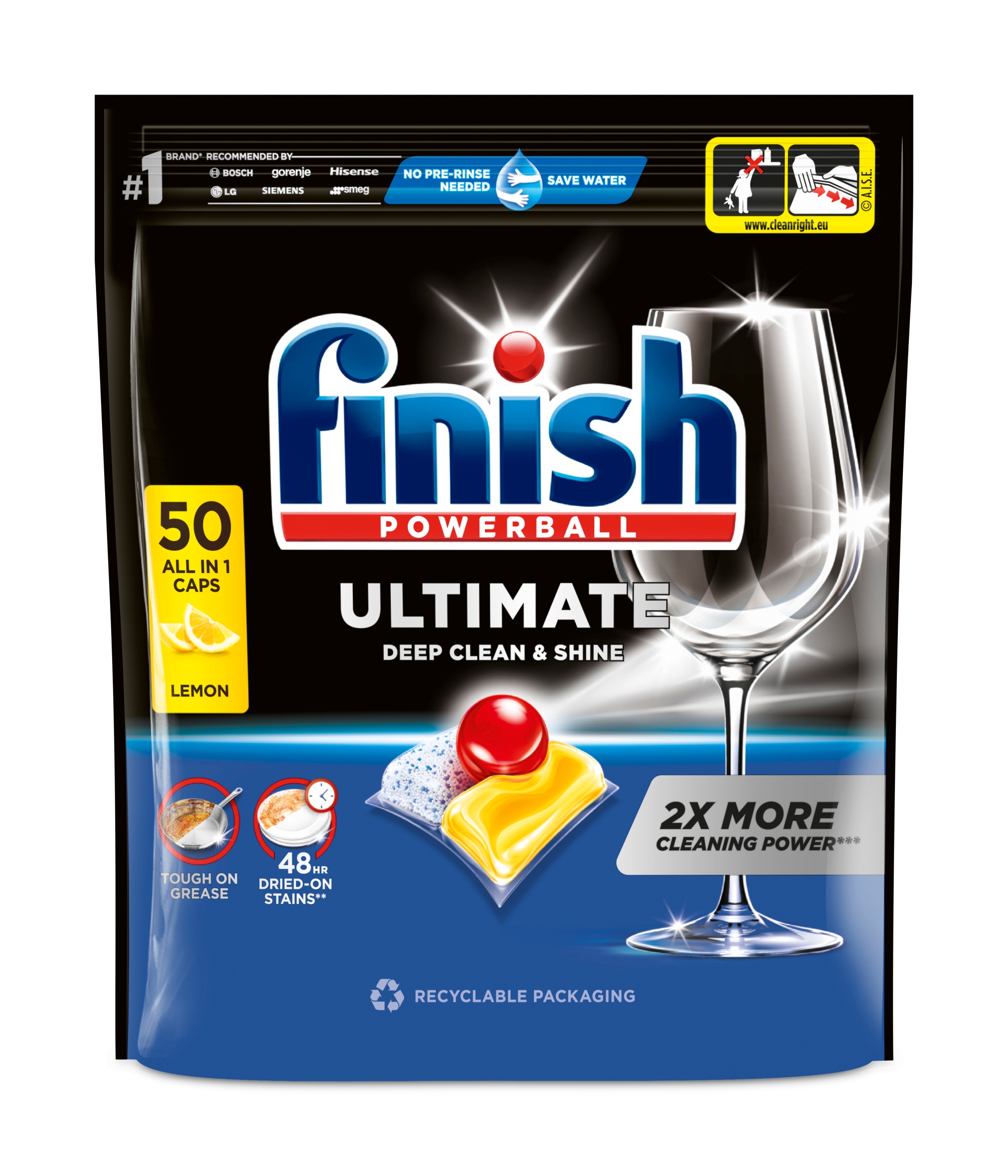 Levně Kapsle do myčky nádobí Finish všechny v jednom, 50 kusů