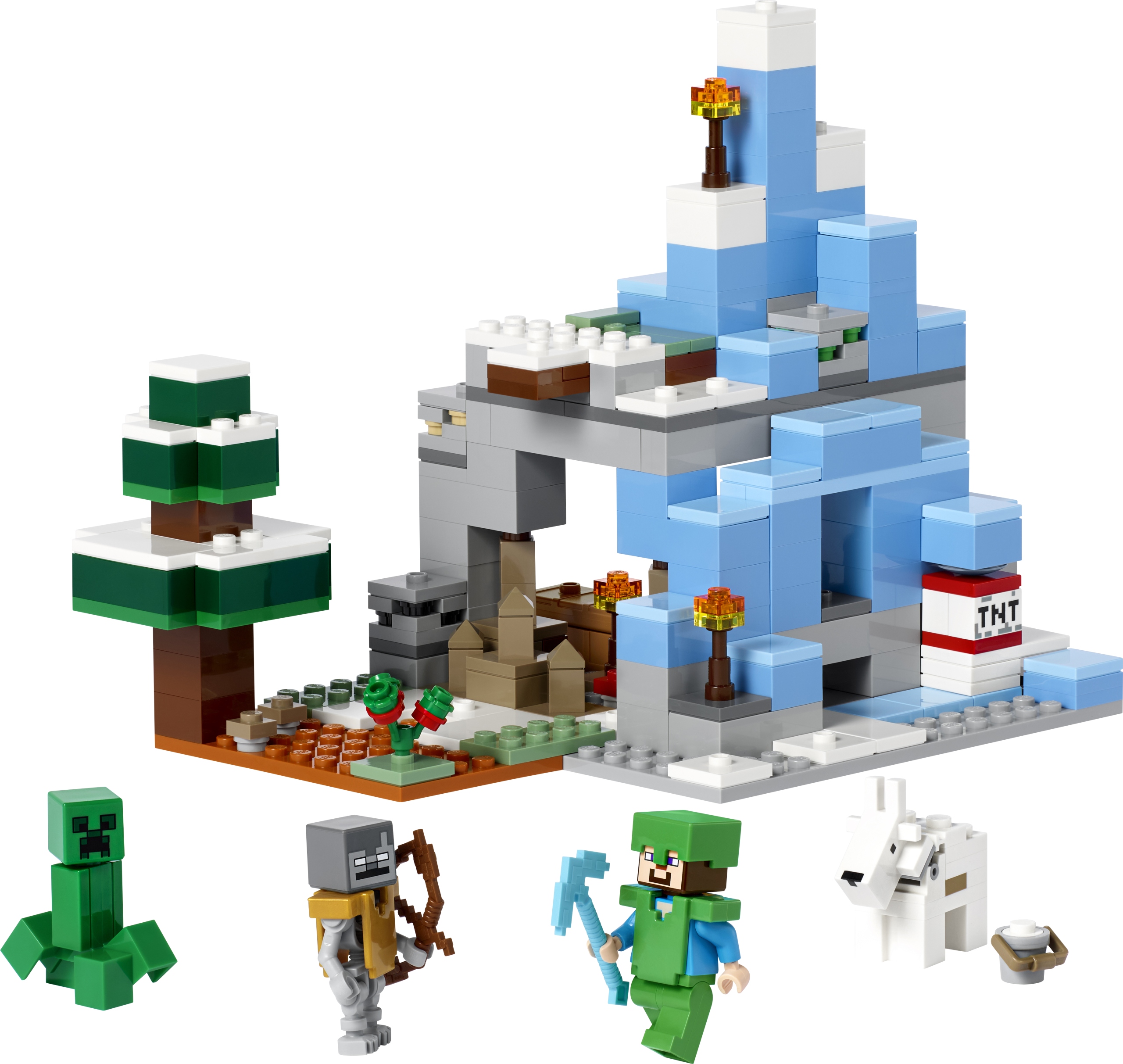 LEGO Minecraft 21243 Ośnieżone szczyty Marka LEGO