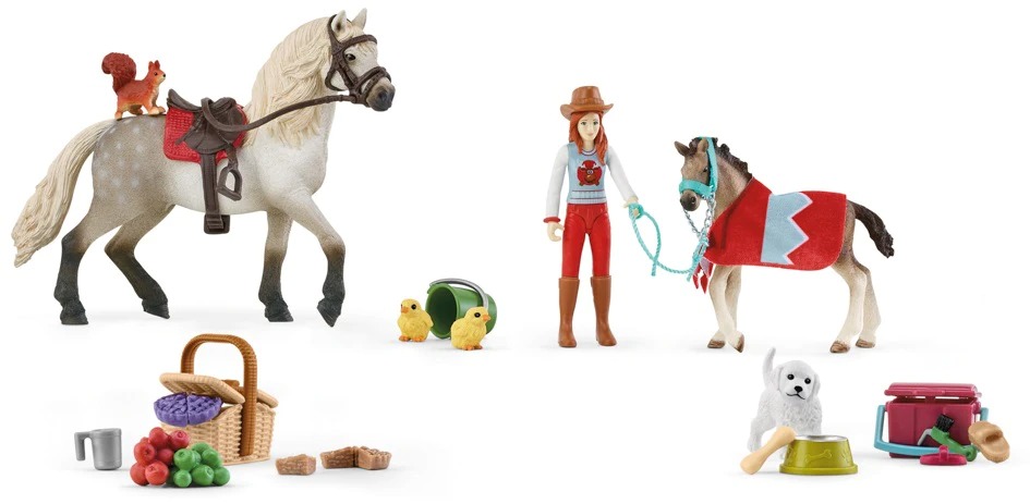 Адвент-календарь Schleich Horse Club 98642 2022, фигурки лошадей и аксессуары, от 3 лет — фото 2