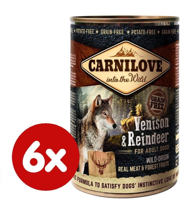 Carnilove Wild Meat Venison & Reindeer 400 g