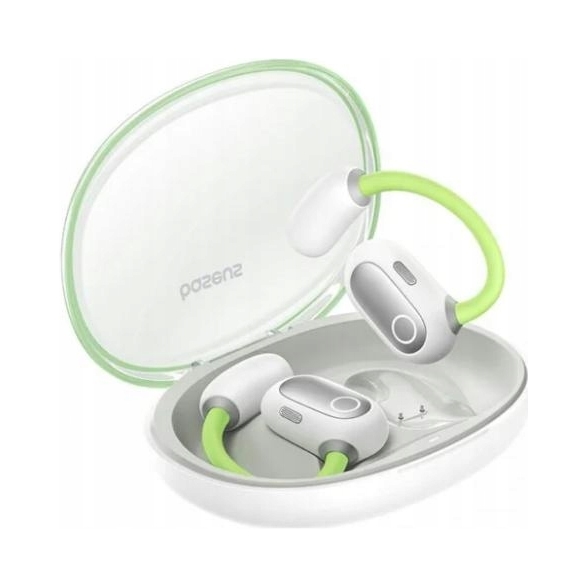 Bezdrôtové slúchadlá za uši Baseus Eli Sport 1 Bluetooth 5.3 zelená
