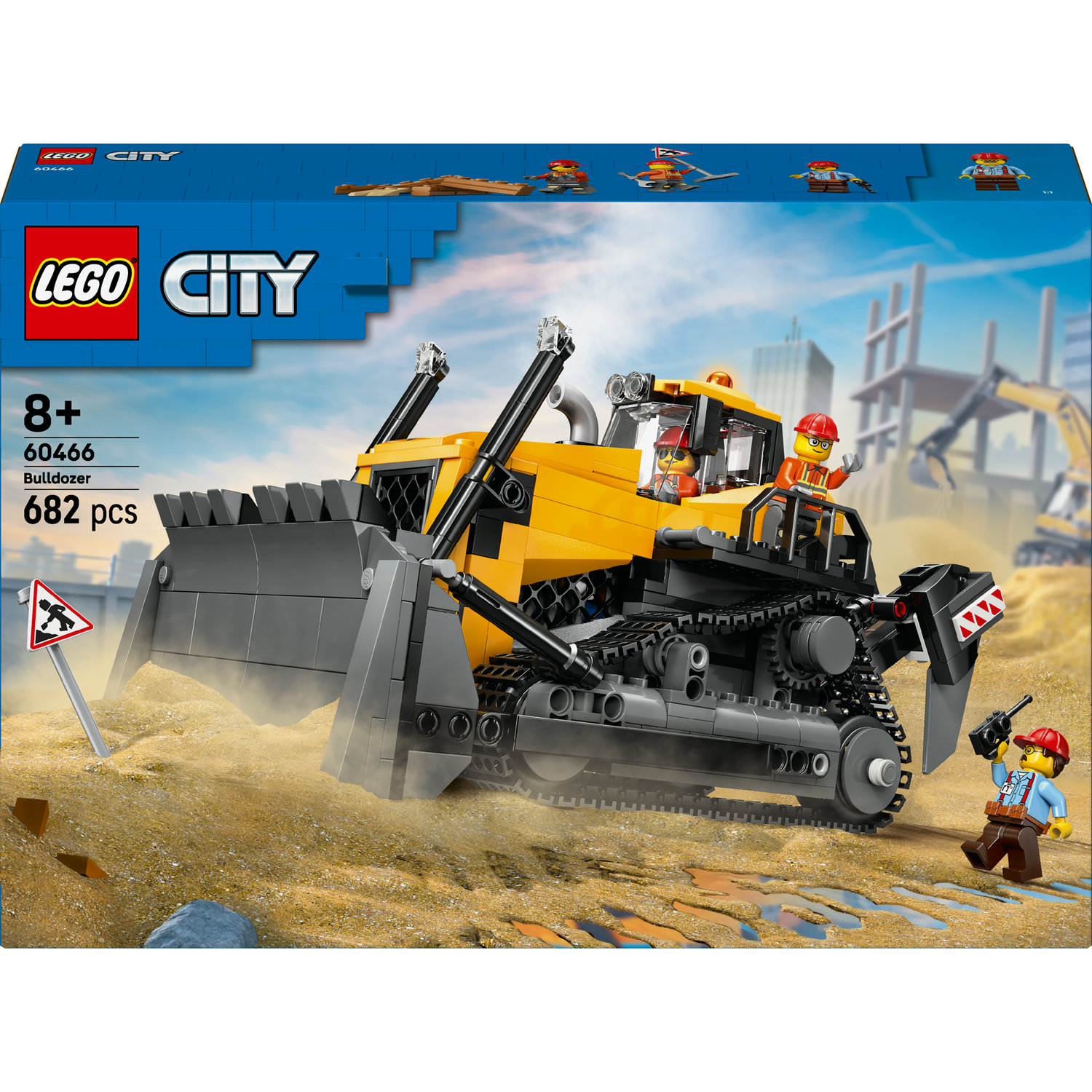 Lego City 60466 Žlutý buldozer