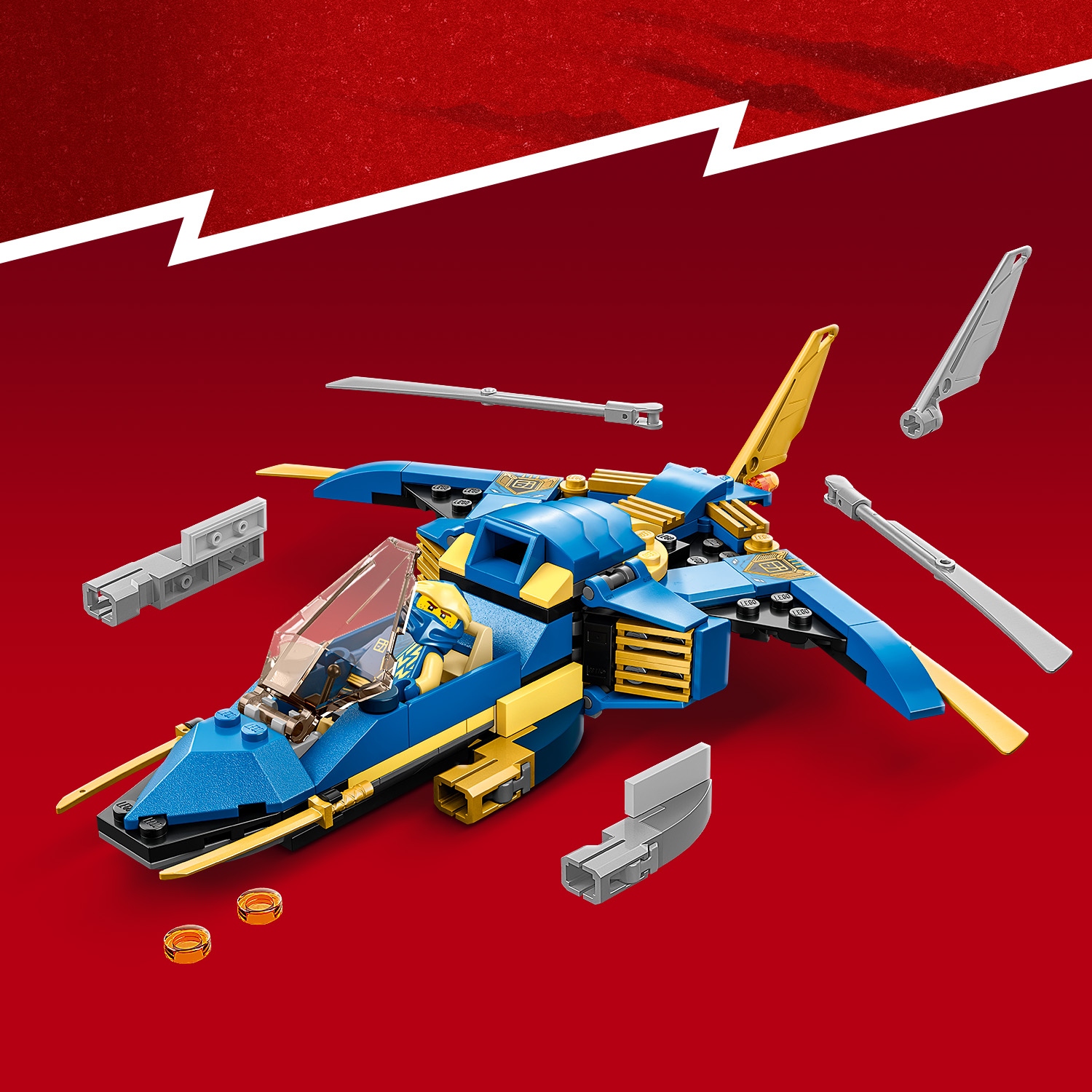 Lego 71784 Ninjago Nadzvukový tryskáč Jaya Evo