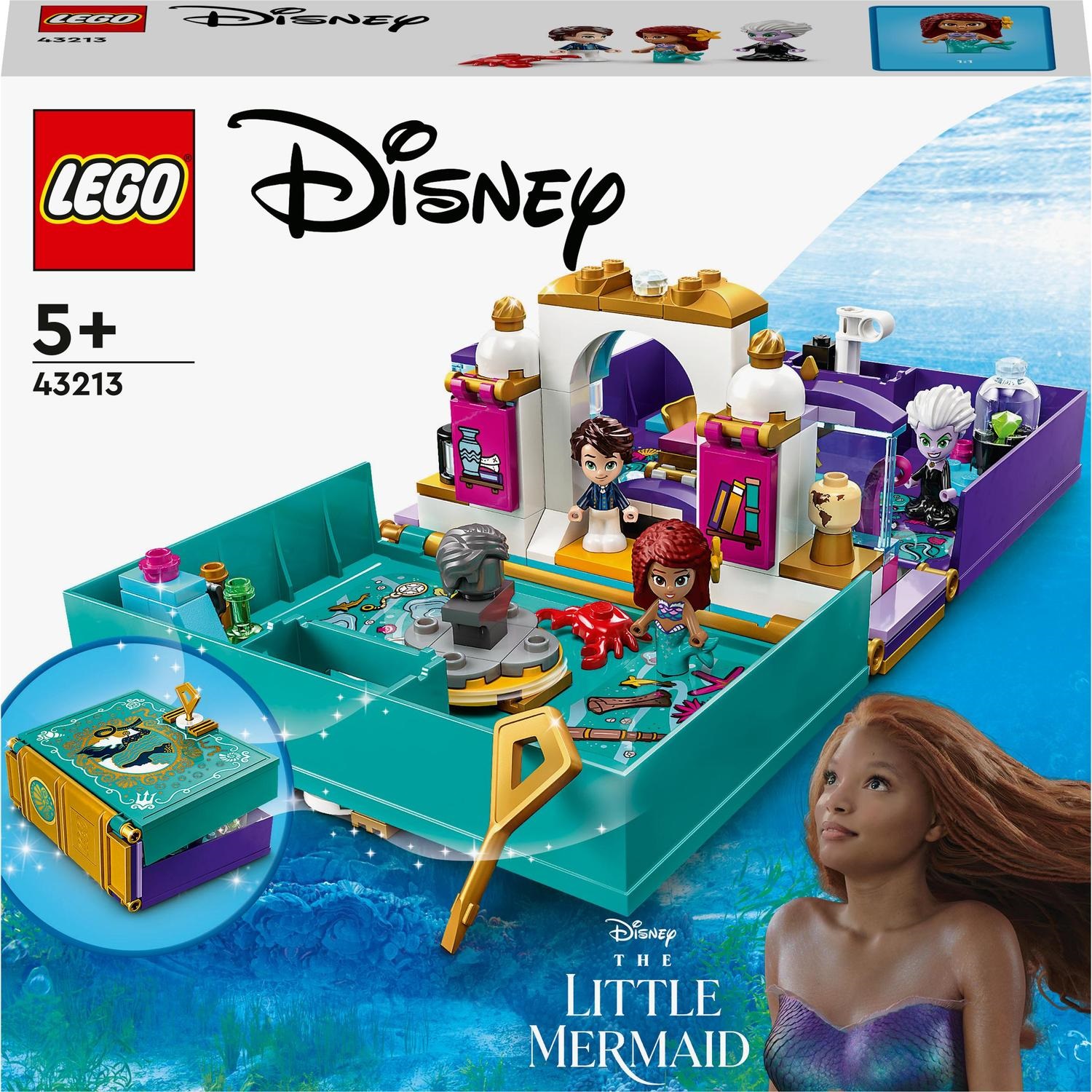 Lego Disney 43213 Příběhy malé mořské víly Kniha Arielka