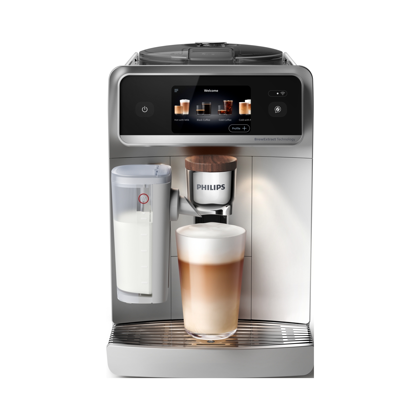 Kávovar na espresso Philips 8000 LatteGo Pro Café Aromis EP8757/20