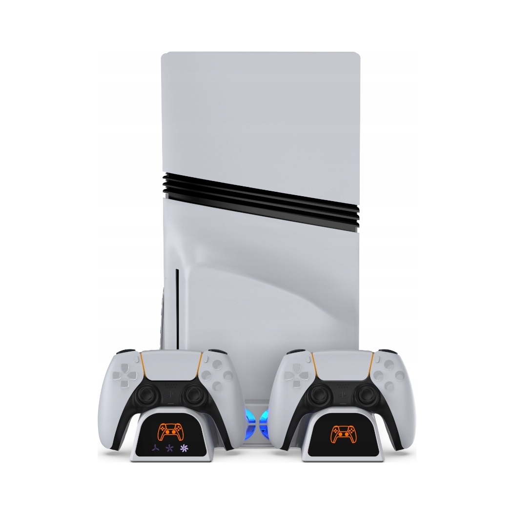 Stacja chłodząca YAXO do PS5 z ładowarką DualSense i miejscem na akcesoria