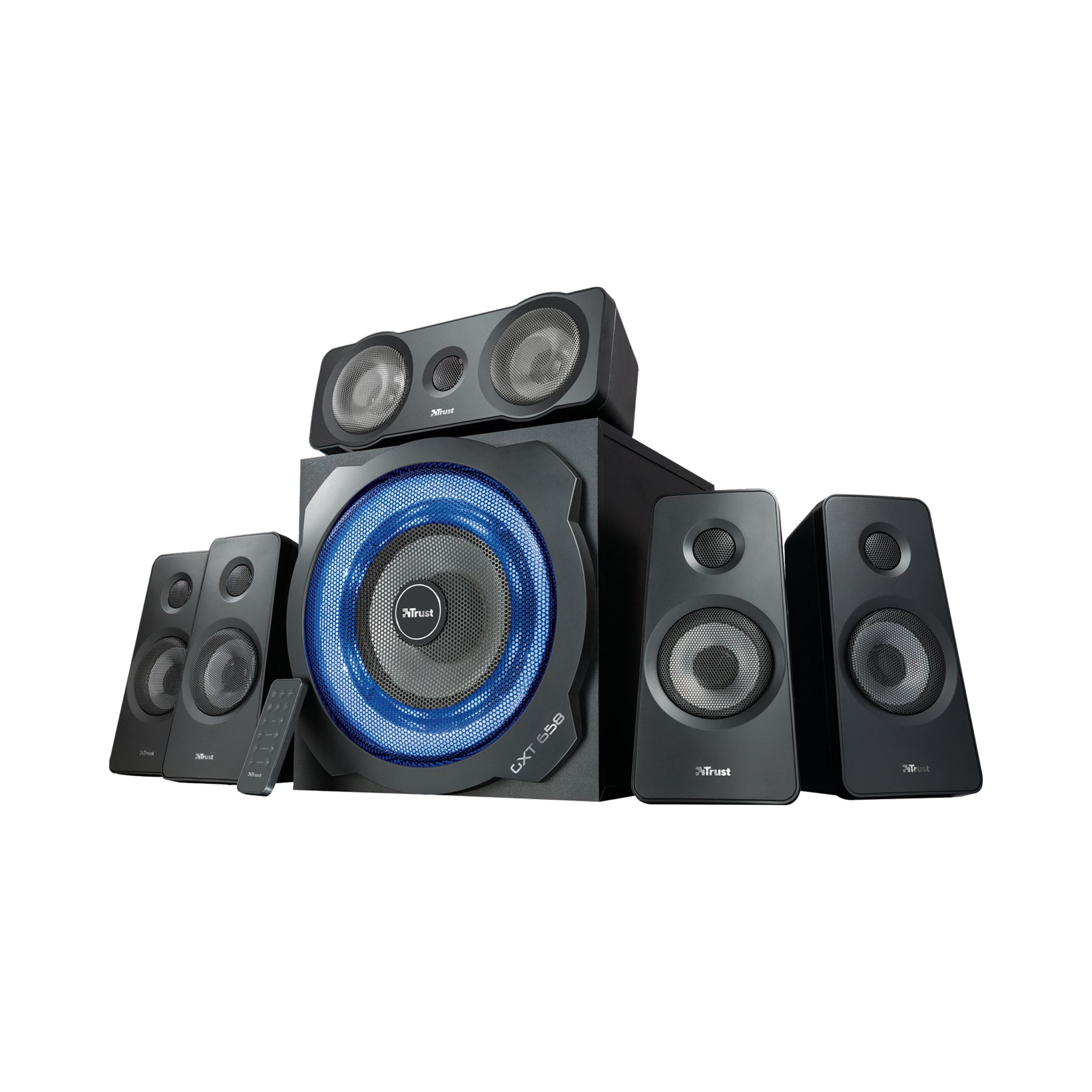 Súprava reproduktorov 5.1 Trust Gxt 658 Tytan 90 W čierna
