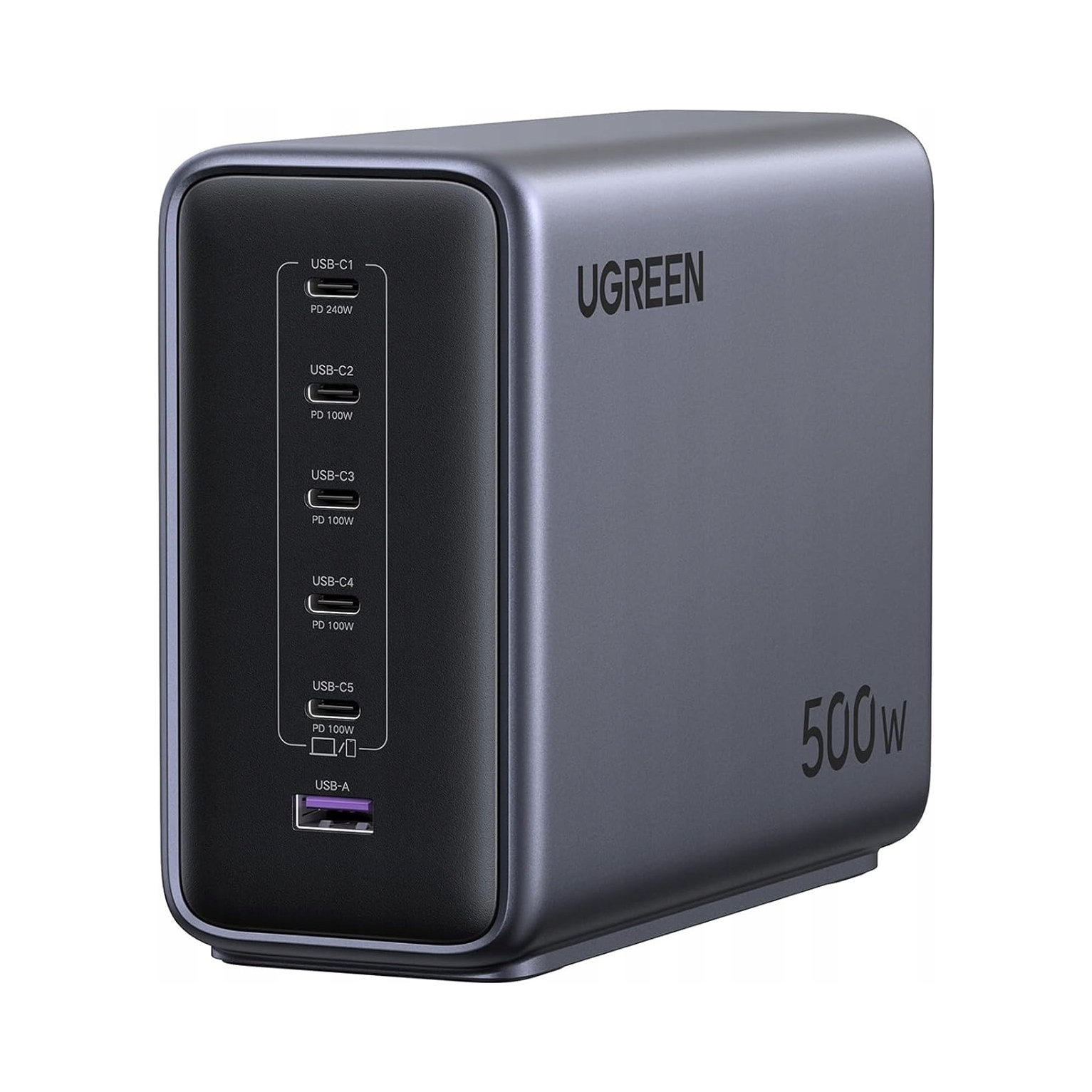 Ugreen Nexode 500W nabíječka 6 portů Pd 3.1 Usb-c pro MacBook iPhone Galaxy