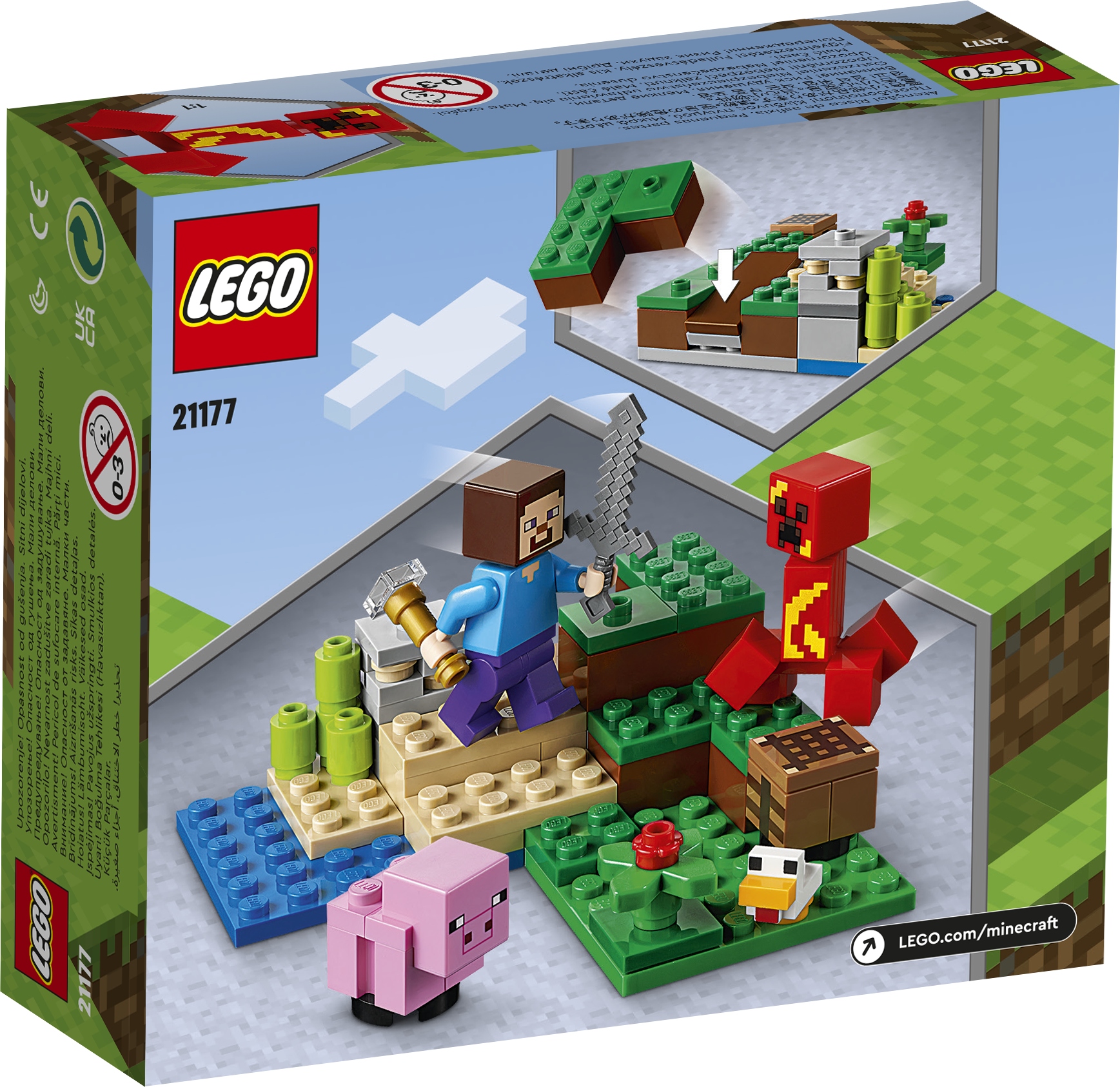 

Lego Minecraft 21177 Zasadzka Creepera