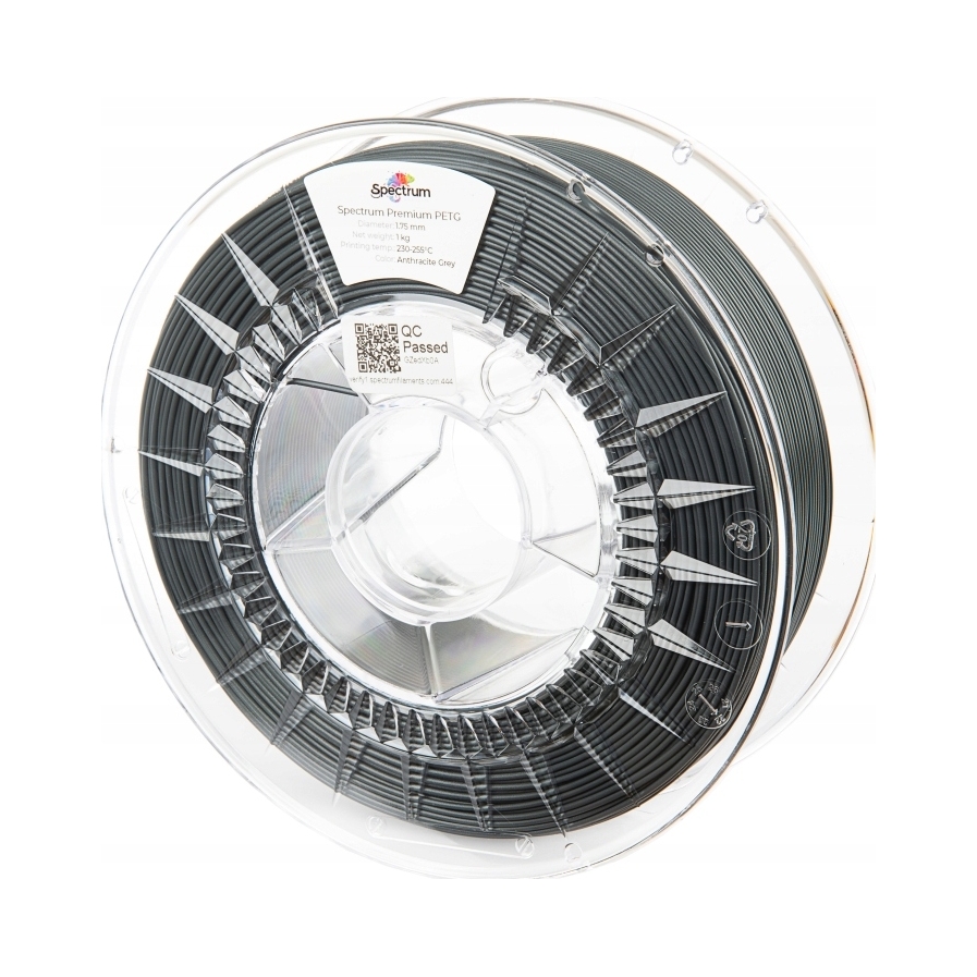 Filament PETG Spectrum 1,75 mm 1000 g szary