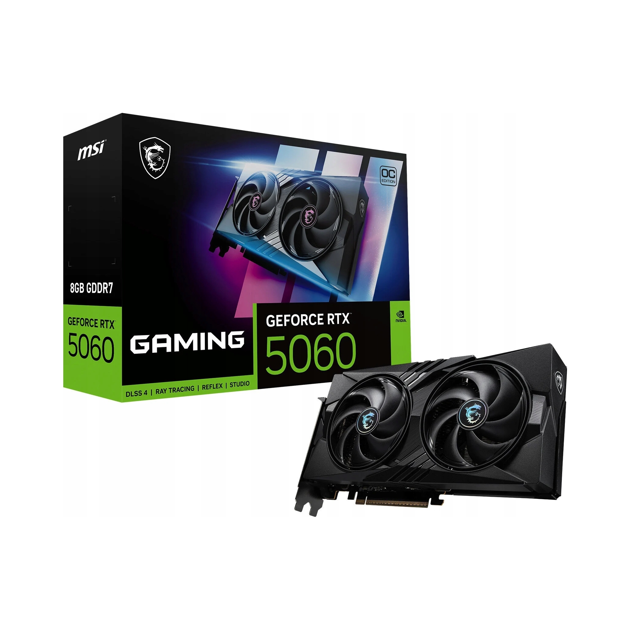 Karta graficzna Msi GeForce Rtx 5060 Gaming 8GB Oc Dlls 4