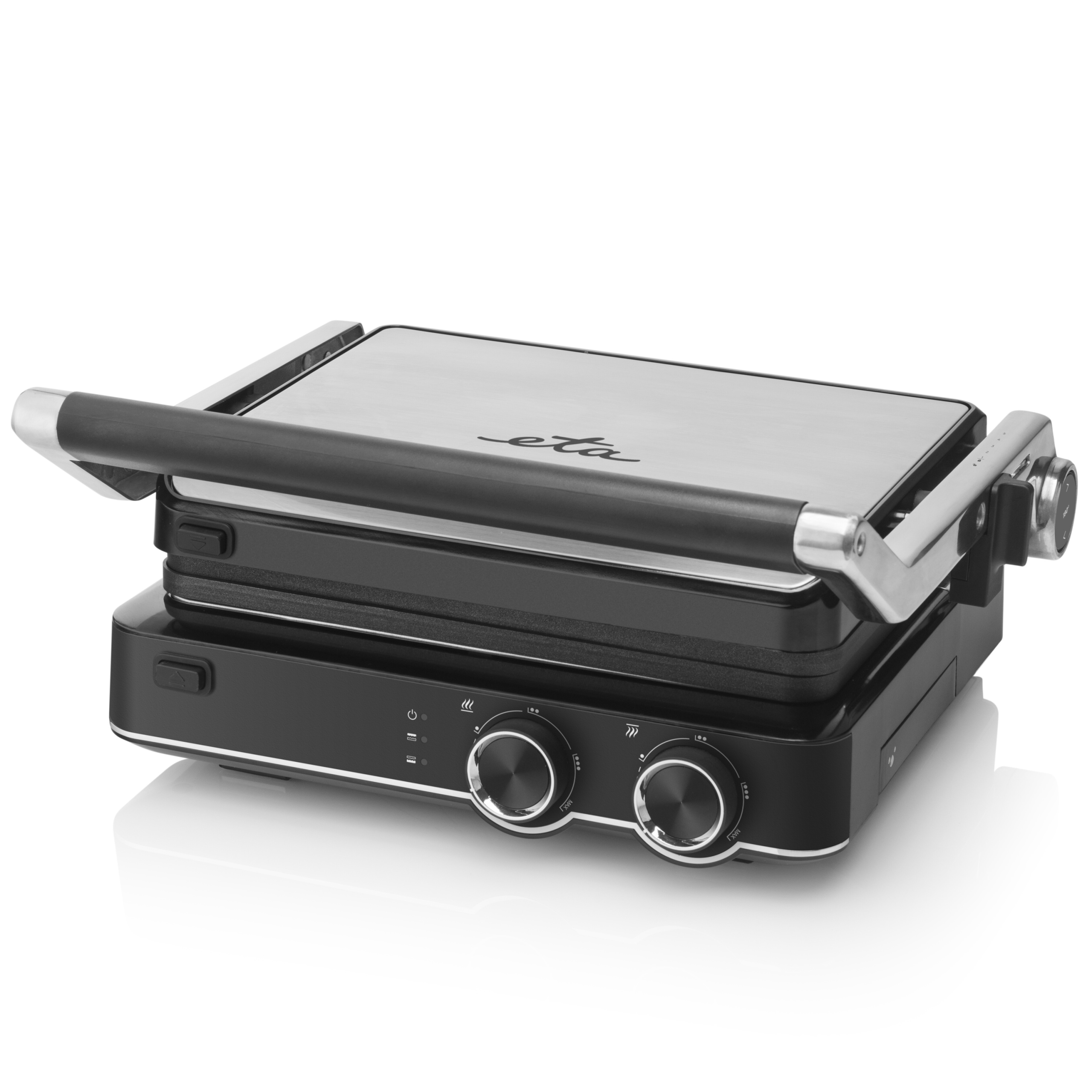 Kontaktný elektrický gril Eta GrilChef 5156 90000 strieborná/sivá 2000 W
