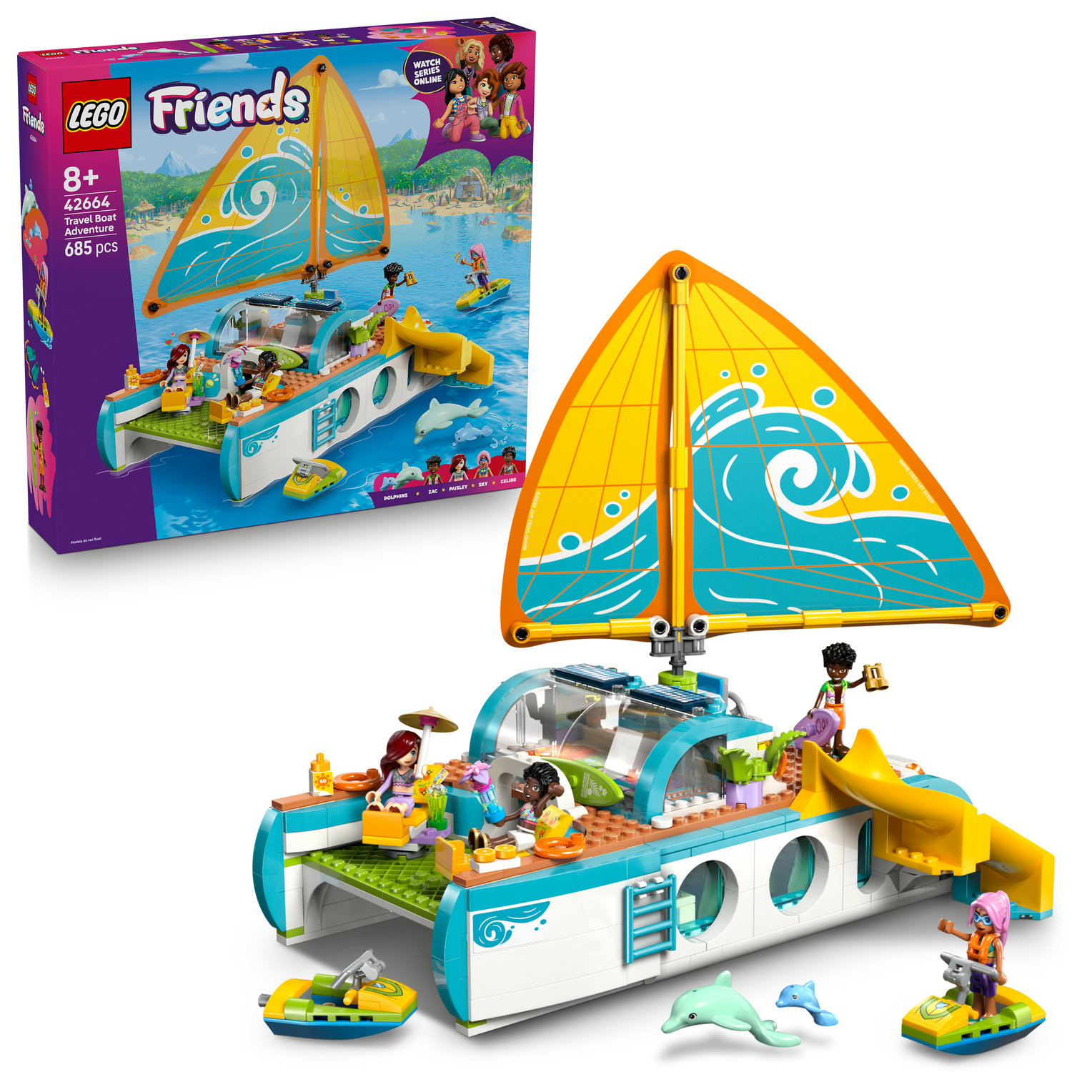 Lego Friends 42664 Dobrodružství na jachtě